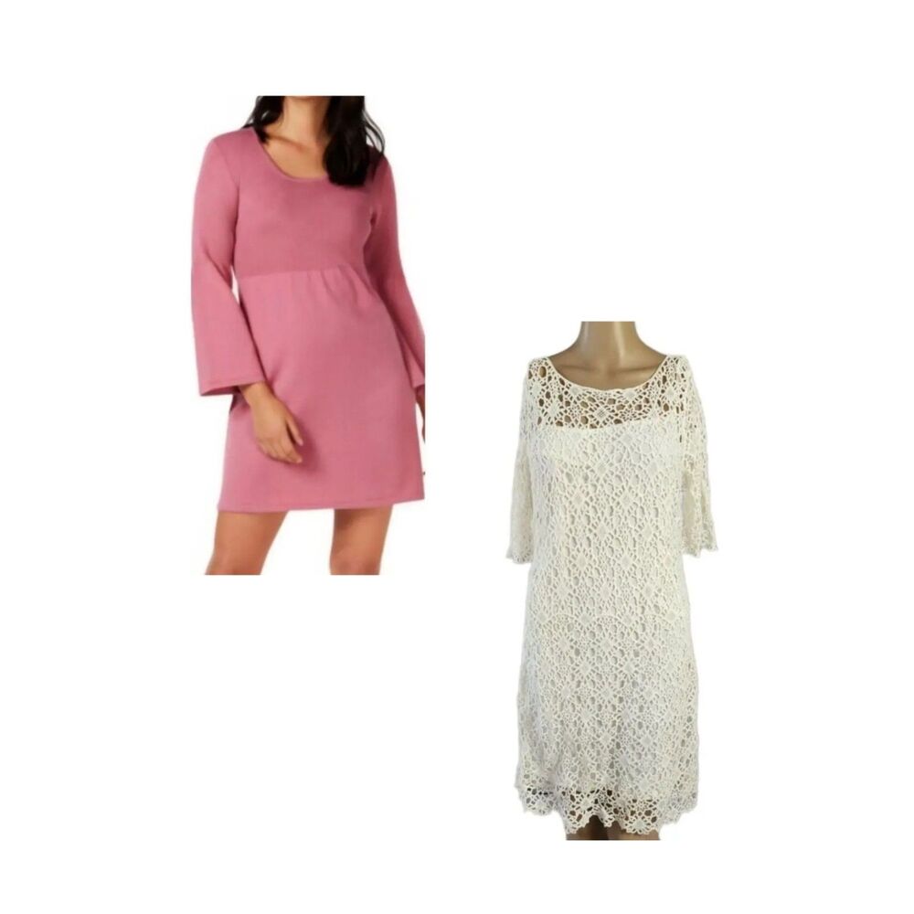 NWT 2 Piece Dress Bundle - Petite Large - NY Collection & Lauren Ralph Lauren